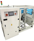 High Speed Automatic Carton Erector And Bottom Tape Sealer 8 To 15 Boxes Per Minute view of control panel and frame structure.
