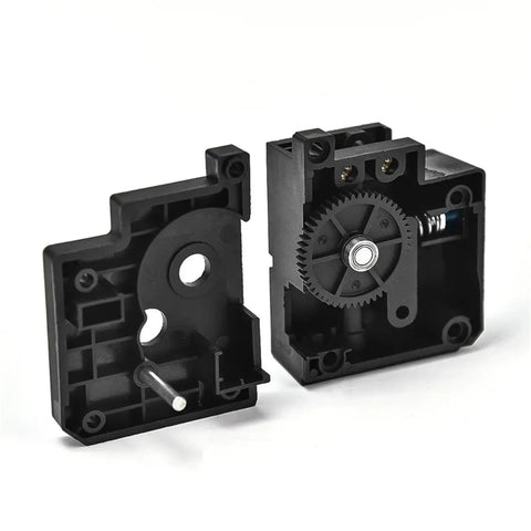 X3 Pro X4 Pro Extruder Structural Components Kit With Cover Base And Extrusion Gear For 3D Printer Spare Parts Great Upgrade For X3 Printer Enthusiasts black plastic parts
