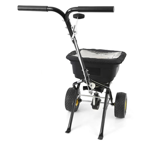 Spyker P20 5010 50 Pound Capacity Broadcast Spreader For Fertilizer Grass Seed And Ice Melt With Pro Grade Build