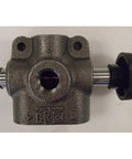 Two Way Hydraulic Single Selector Valve for Heavy Duty Performance, Handles Up To 2500 PSI, 20 GPM Flow, 1/2 Inch Work Ports