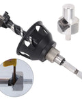 Pro Grade Drill Punch Locator And Vertical Drill Press Jig With 90 Degree Hole Positioning Kit For Woodworking, aluminum parts