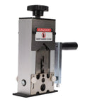 Top Rated Qudinip Electric Wire Stripping Machine For Copper And Aluminum Cables showing fixed steel frame and hand crank.