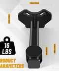 Upgraded Wheel Hub And Bearing Removal Tool Kit Pro Grade Heavy Duty Hub Puller dimensions and weight shown, 16 lbs