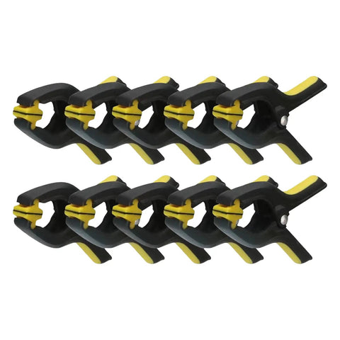 10 Pack Portable Sturdy Spring Clamps For Craft Projects Photography Backdrops And Home Use With Adjustable Grips And Rotating Jaws