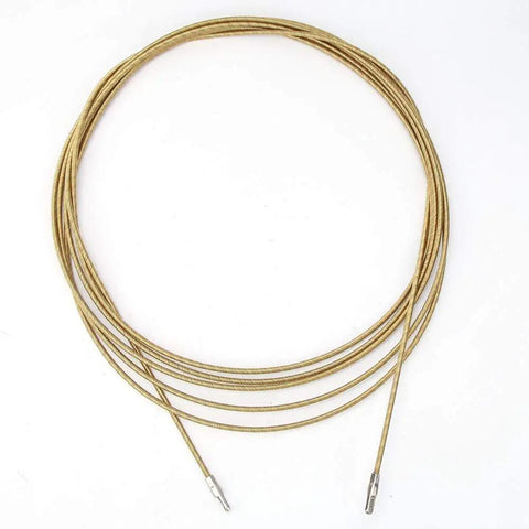 Heavy Duty Universal Fish Tape Wire Threader Tool With Flexible Spring for pulling cables, featuring a steel coil design.