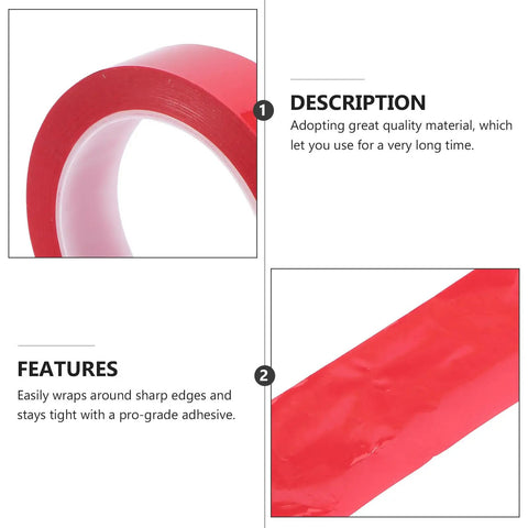 Packove 6Pcs Liquid Rubber Electrical Tape Waterproof Insulation Wrap For Transformers And Auto Wiring Positioning Fastener in red color.