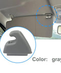 Gray Sun Visor Clip Holder For Chevrolet Cruze Sonic Spark Buick Verano Replacement Bracket OE 95994975 95994976 in use
