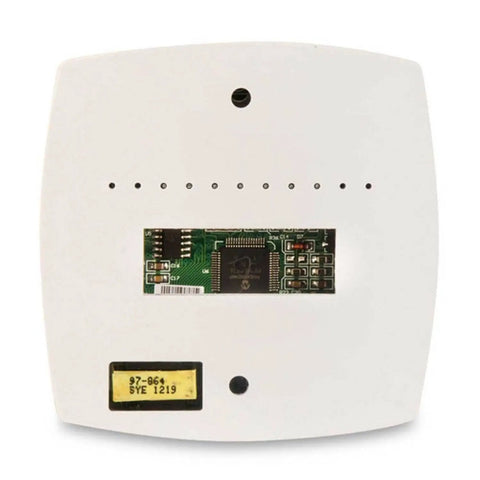 Back view of 5 2 Day Programmable Thermostat With Large Display And Compact Footprint For Easy Readability, Auto Changeover, 2 Stage Heat And Cool For Gas Electric And Heat Pumps, Simple Setup And Energy Saving Scheduling For A Comfortable Home showing internal circuitry.