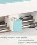Pro Grade Premium Carbide Engraving Tool and Tip for Cricut Joy and Joy Xtra installed in cutting machine