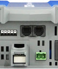 Back view of Badass 12V 15A Battery Charger featuring ports and ventilation for 3 Stage Charging.