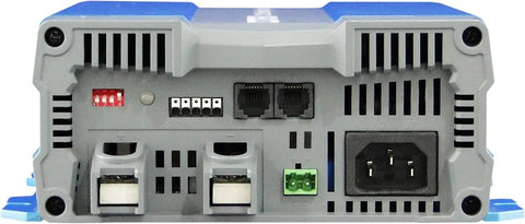 Back view of Badass 12V 15A Battery Charger featuring ports and ventilation for 3 Stage Charging.