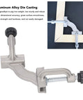 Built Tough Adjustable Right Angle Corner Clamp for Welding, Metalworking and Woodworking, Aluminum Alloy Tube Clamp