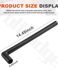 Two Pack Rubber Hose C Replacement 4A1551-03 For KM Series Ice Machine Distributor To Spray Tube, 14.49-inch black hose