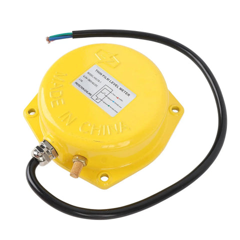 Thin Film Level Meter In Stainless Steel For Industrial Powder And Granule Vibration Detection Built Tough For Cement Silos And Storage Facilities Erosion Resistant Blockage Switch For Harsh Environments yellow wired sensor