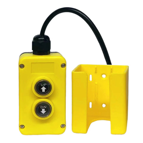 4 Wire Dump Trailer Remote Control Switch With Magnetic Mount For 12V DC Hydraulic Pump Power Unit Dual Acting Up Down Lift Gate Hoist