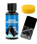 Phone Screen Scratch Remover Kit 100g Gentle Polishing Cream For Glass Screens And Metal Frames With Sponge Quick Fix No Sweat