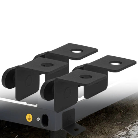 Heavy Duty Carbon Steel Container Twist Locks Anchors With Right Angle Bracket Lock System For Construction Sites, black finish