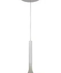 Height Adjustable 17 Inch Disc Chandelier With Integrated LED White Modern Ceiling Light 39W 2500 Lumens 3000K Warm White Dimmable