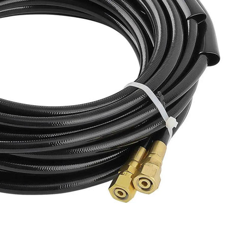 Heavy Duty Hydraulic Steering Hose Set 2 Pack 20 Feet Each Direct Replacement For Marine Steering Systems Built To Last With Durable Stainless Fittings