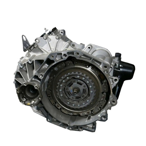 DQ200 7 Speed Automatic Transmission Assembly with Mechatronic and Dual Clutch, side view showing detailed components.