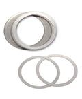 Barrel Nut Shim Kit for.223 5.56 and 300 BLK Rifles 16 Pack MFR 15BN showing stainless steel shims in various thicknesses