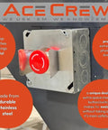 Stainless Steel Switch Guards Pack For Push Button Panels And Emergency Stop Protectors Wide Opening Protective Shrouds For Heavy Duty Machinery Built Rugged Shield Covers For Easy Button Access With Gloves Ten Pack, 22mm button guard