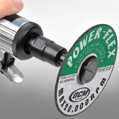 Value 50 Pack Cut Off Wheels Pro Grade Three Inch Diameter By One Sixteenth Inch Thick With Three Eighths Inch Arbor close-up