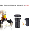 Hidden AirTag Bike Mount For Forks With Anti Theft Protection Waterproof Aluminum Bicycle Holder suitable for 18-30 mm diameters