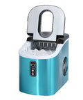 Quick Chill Portable Ice Cube Maker With Automatic Self Clean, Compact Countertop Machine That Spits Out Soft Cubes Fast with transparent lid open