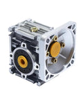 Built Boss Strong NMRV050 Worm Gearbox With RV050 Speed Reducer And 19mm Input Shaft for industrial motor applications.