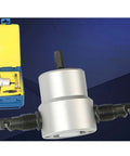 360 Degree Rotating Double Head Thin Sheet Metal Cutter Nibbler Drill Attachment with accessories and case