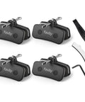 High Performance Semi Metallic Disc Brake Pad Set With Installation Tools for Shimano MT420 MT520 M6120 M7120 M8120 and Tektro TRP