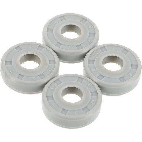 4 Pack Rubber Oil Seal Gasket Replacement For Bread Machine Mixing Component Leakproof And Flour Leakage Prevention Smooth Operation Easy Installation Durable Bearing Seal For Home Bakers Pro Grade, four gray rubber seals