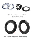 Ride Ready Aluminum Bike Headset Combo with double oil seal, star nut, and CNC finish, showcasing meticulous craftsmanship features.