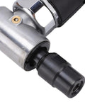 Close-up of Rugged Air Angle Die Grinder 12000 RPM 90 Degree Right Angle Pneumatic Tool with black collet for precision grinding.