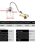 Built Badass Split Hydraulic Gear Puller Set With Hand Pump No Sweat 2 Jaw 3 Jaw Bearing Remover Tool 10 Ton Capacity displayed with specifications.