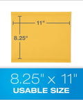 Bubble Mailers 8.5 X 11 Inch Kraft Padded Envelopes With Self Seal Closure Durable Brown Shipping Envelopes 25 Per Box For Online Sellers And Home Biz Cushioned Protection And Easy Tear Seal showing dimensions 8.25 x 11 inches usable size