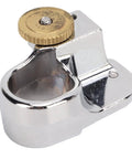 Portable Leather Lace Cutter With Three Blades, Handy Belt Cutter Tool for Leather Straps, chrome-plated steel body with brass wheel