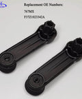 Window Crank Handle Replacement Textured Black For Ford F150 F250 F350 F450 F550 Super Duty E150 E250 Ranger Lincoln Mark LT Mazda B2300 Replaces 767MX F37Z1023342A Durable Manual Window Upgrade For Classic And High Mileage Trucks And Vans set of two