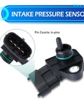 Direct Fit Map Sensor Replacement For Kia Vehicles That Fits Accent 2012 2019 Tucson 2010 2019 Sonata 2008 2018 Elantra 2011 2019 Equus 2012 2016 Forte 2010 2013 Optima 2008 2016 Rio 2012 2014 For Solid Map And Crankcase Pressure Readings intake pressure sensor