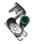 Ditch Shaky Vibes And Lock In Rock Solid Stability With Heavy Duty Industrial Vibration Isolator Mount Featuring Adjustable 50Kg Spring Shock Absorber For Ac Units And Machinery Equipment, showing metal and green spring components.