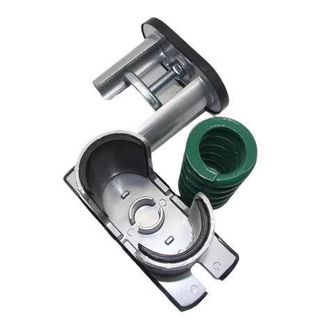 Ditch Shaky Vibes And Lock In Rock Solid Stability With Heavy Duty Industrial Vibration Isolator Mount Featuring Adjustable 50Kg Spring Shock Absorber For Ac Units And Machinery Equipment, showing metal and green spring components.