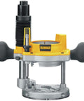 Beefy 2 1/4 Hp Plunge Router Kit With Sturdy Fixed Base And Electronic Variable Speed Control, shown from the front.