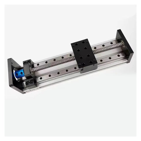 Pro Grade CNC Linear Rail Kit With SFU1204 Ball Screw And Sliding Table Nema23 Motor for XYZ axis motion module, top view