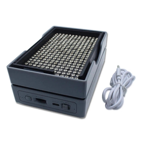 No Sweat Automatic Screw Feeder Tool That Safely Organizes One To Four Millimeter Bolts Quick Using Auto Vibe Sort Motor, gray unit with power button.