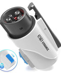 Tesla To J1772 Charging Adapter With 80 Amp Max Supporting 250 Volts For Lightning Fast Electric Vehicle Charging Compatible With Tesla Destination Chargers And Mobile Connectors No Sweat Setup White, close-up view showing connector detail.