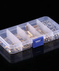 Brass M3 Standoffs And Fasteners Kit: 200 Pcs Of Threaded Spacers, Screws, Nuts For Electronics, 3D Printing, And DIY Projects, Damp-Proof And Tarnish-Resistant Finish For Secure, No-Fuss, Easy Assembly And Durable Builds. Brass fasteners in clear storage box
