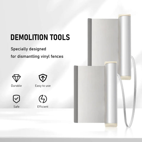 Vinyl Fence Rail Removal Tool For 5.5 Inch High Rails Quick Release Design Fits 4 By 5.5 Fence Rails Modern White Finish