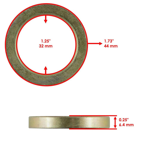 Premium Replacement Primary Clutch Needle Bearing Kit For 2008 2009 Polaris RZR 800 EFI UTV Direct Fit Built To Crush Gnarly Tracks Keep Rig Running Tight With Zero Drag Or Wear So You Can Party Hard Off Road Without Stalling Mid Trail Anytime Soon., 1.25 in x 1.73 in x 0.25 in metal ring bearing