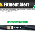 54 Inch Mower Blades Replacement for Cub Cadet 94205056A For Ultima ZT2 XT1 XT2 54 Inch Zero Turn Mower With 6 Star Center Hole